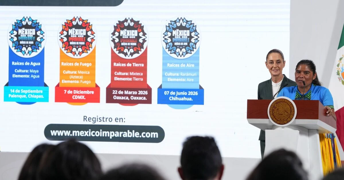 Gobierno lanza México Imparable: carreras en Chiapas, CDMX, Oaxaca y Chihuahua