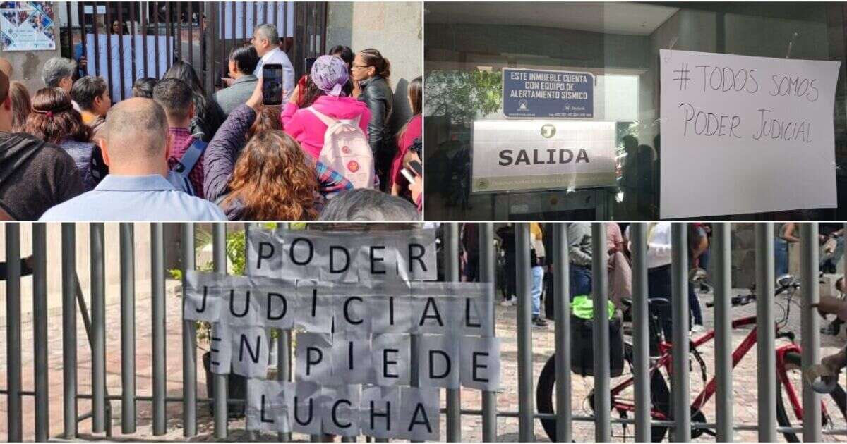 Juzgados en CDMX se unen al paro en contra de la reforma judicial