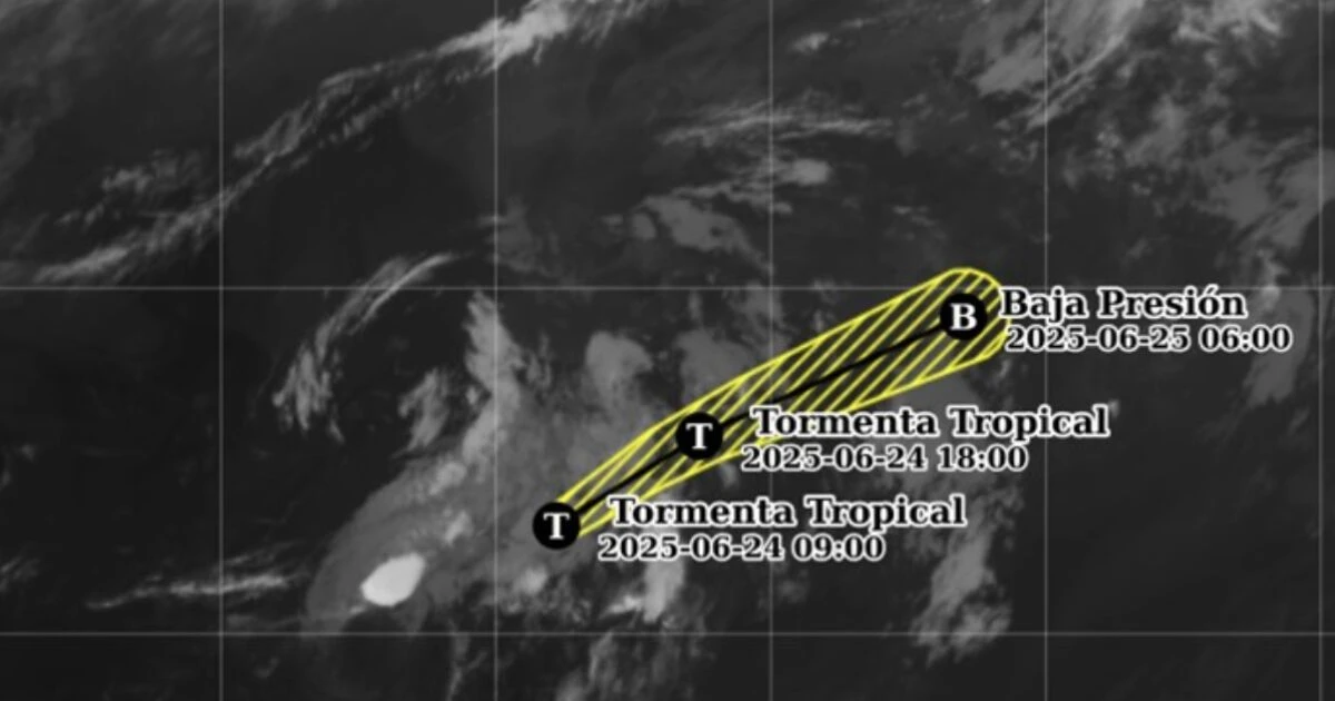 Andrea: la primera tormenta tropical que nace en el Atlántico este 2025