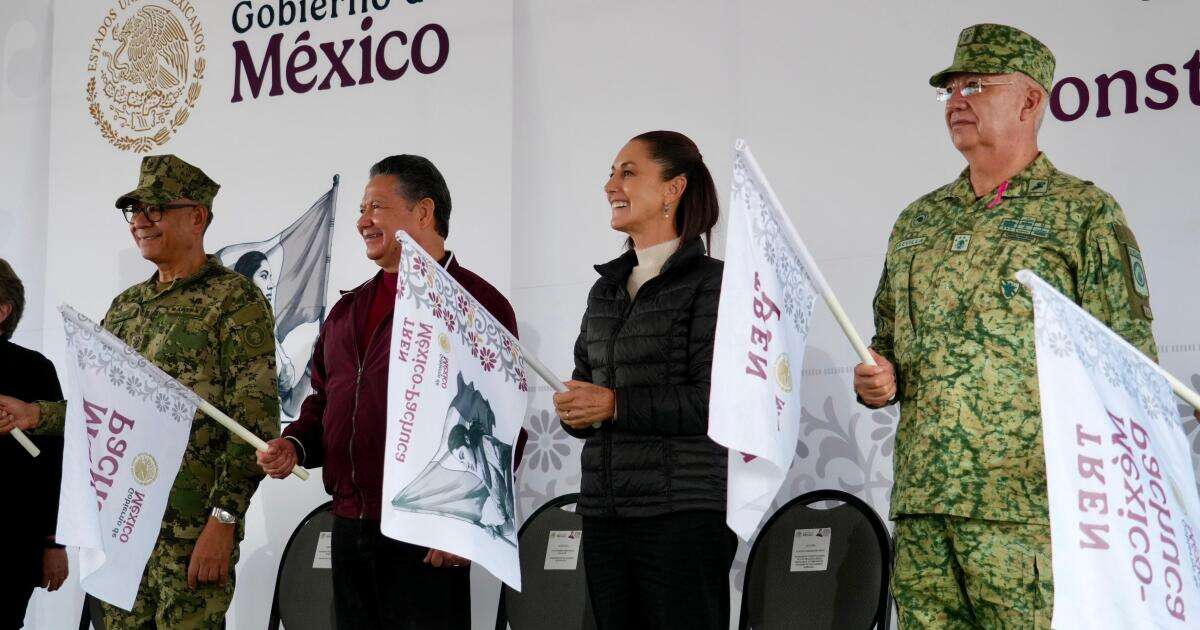 Sheinbaum da banderazo de salida a la construcción del Tren México-Pachuca