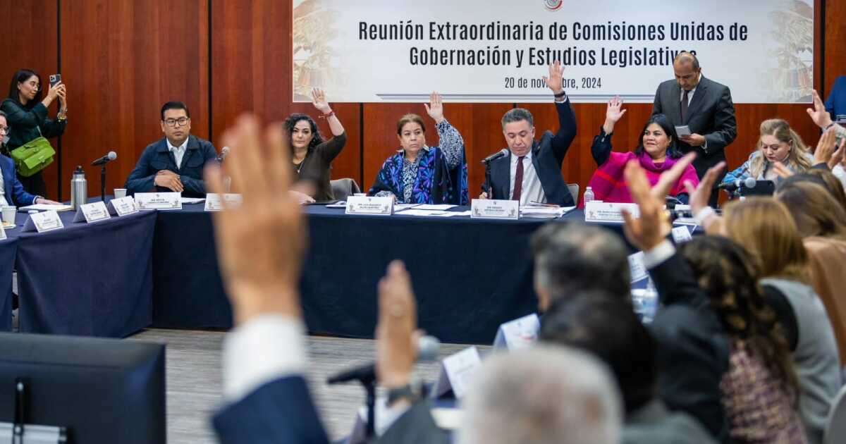 Comisiones del Senado aprueban reforma para nuevas secretarías de Sheinbaum