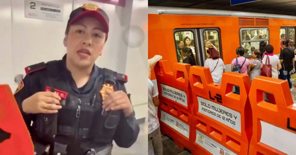 Policía impide a mujer trans ingresar al vagón exclusivo del Metro CDMX