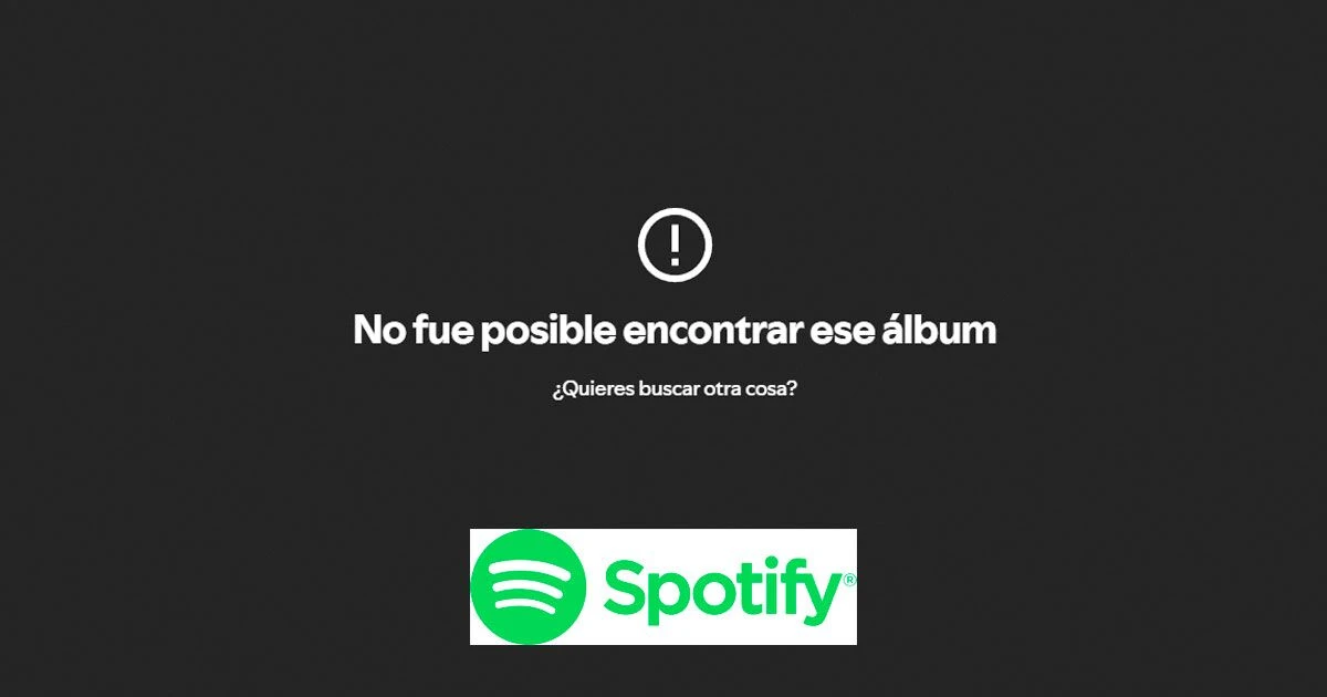 Spotify falla a nivel mundial: la plataforma de streaming se cae