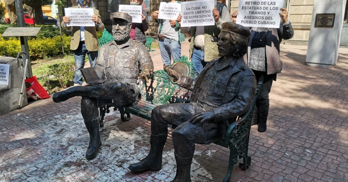 La CDMX y Cuauhtémoc chocan por estatuas de Fidel Castro y “Che” Guevara