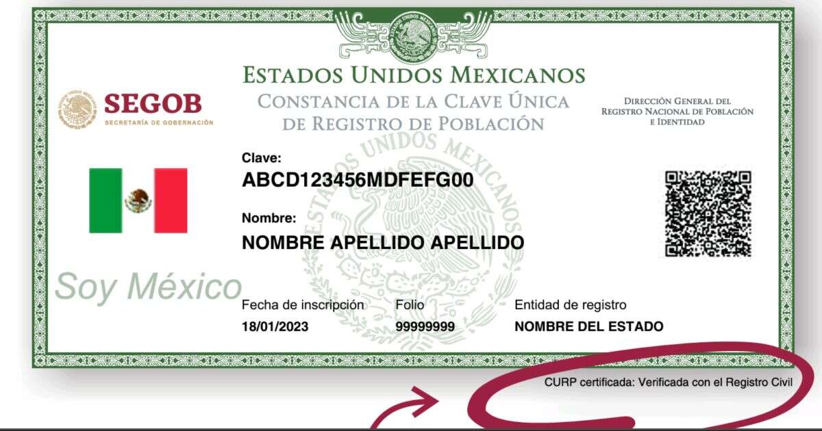 ¿Qué hacer si mi CURP no está certificada?