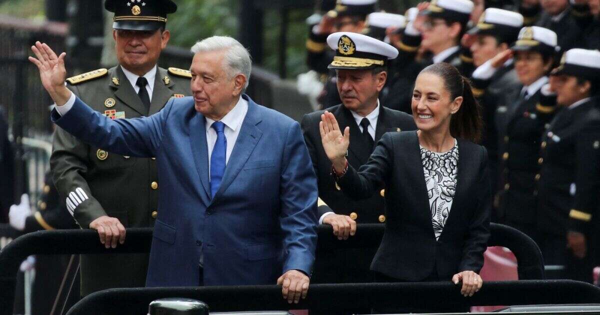 #EnFotos: AMLO y Sheinbaum conmemoran la Gesta Heroica de los Niños Héroes