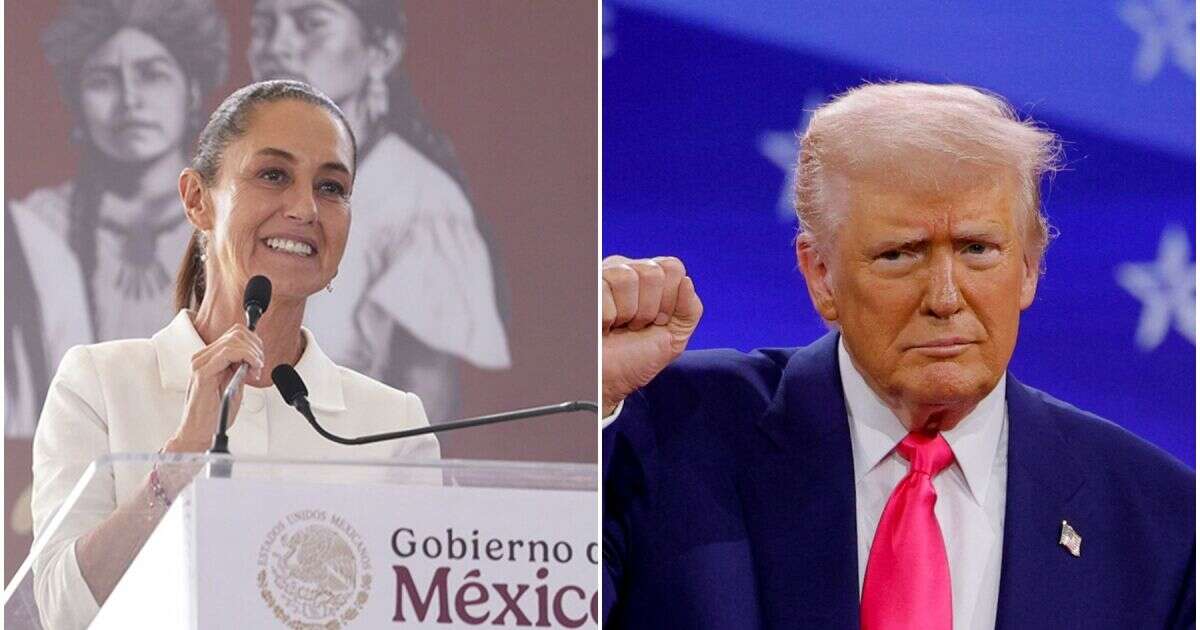 Sheinbaum presume campaña antidrogas; Trump dice no estar contento con México