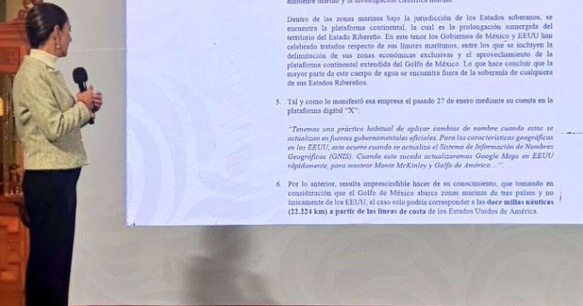 México envía carta a Google sobre cambio al “Golfo de América”