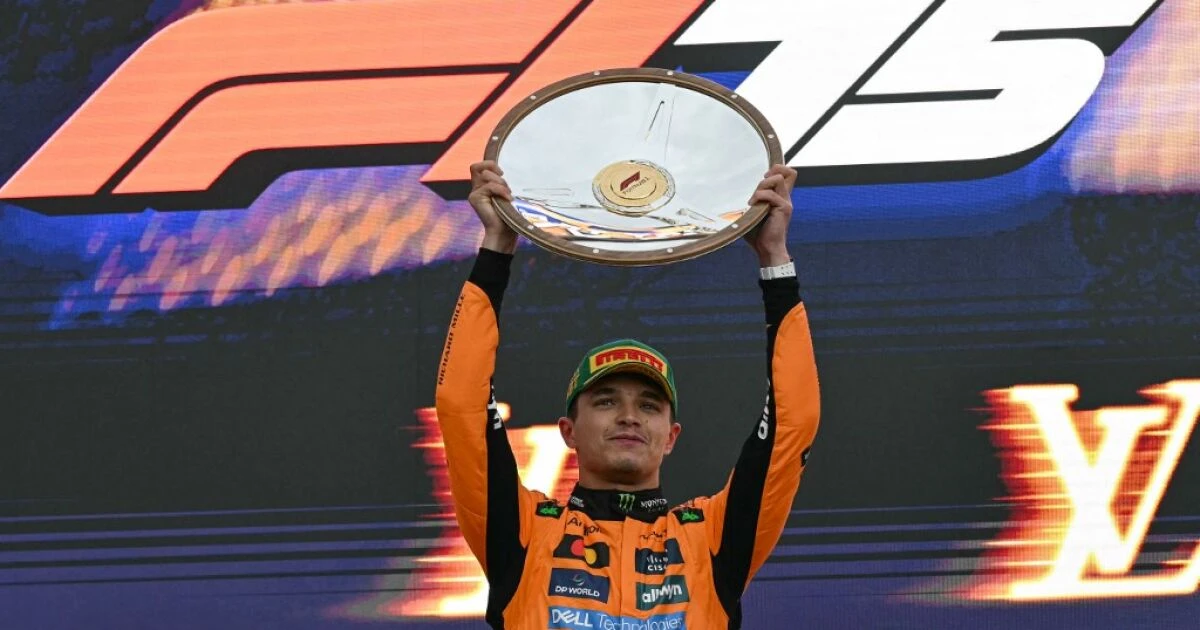 Lando Norris gana el Gran Premio de Fórmula 1 de Australia