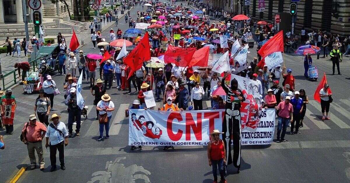 CNTE anuncia paro de 48 horas y marcha en CDMX el 6 y 7 de marzo