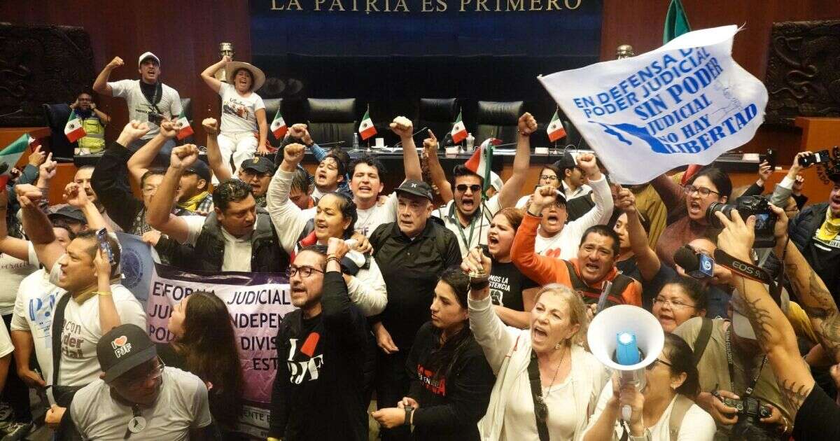 #Crónica | Entre traiciones, portazo y llanto, Senado aprueba Reforma Judicial