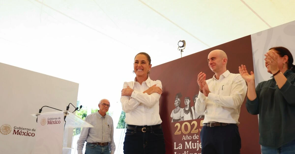 Sheinbaum: “Las mujeres somos fuertes, somos valientes”