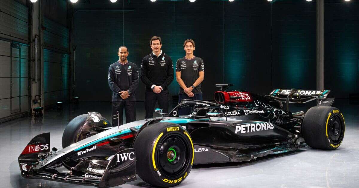 F1: Mercedes presenta con Hamilton su nuevo auto para la temporada 2024