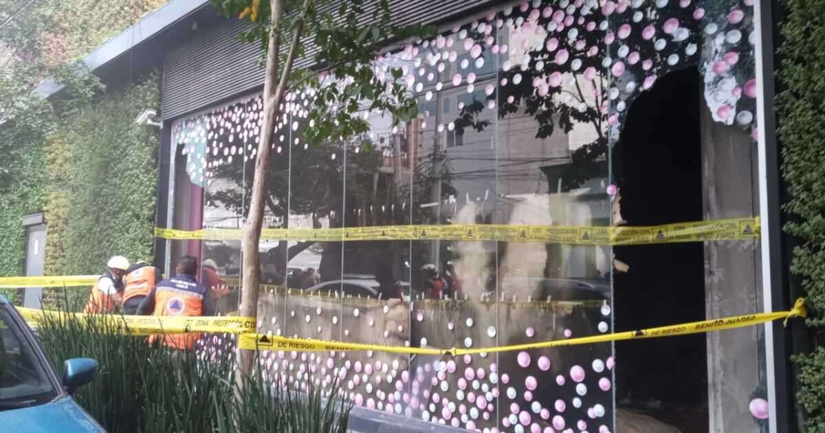 Se registra explosión en Galerías Insurgentes de la CDMX