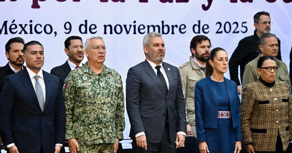 El Plan por la Justicia de Sheinbaum busca blindar Michoacán, sacudido por violencia