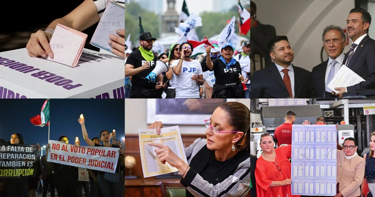 Los 10 momentos que llevaron a México a la elección judicial
