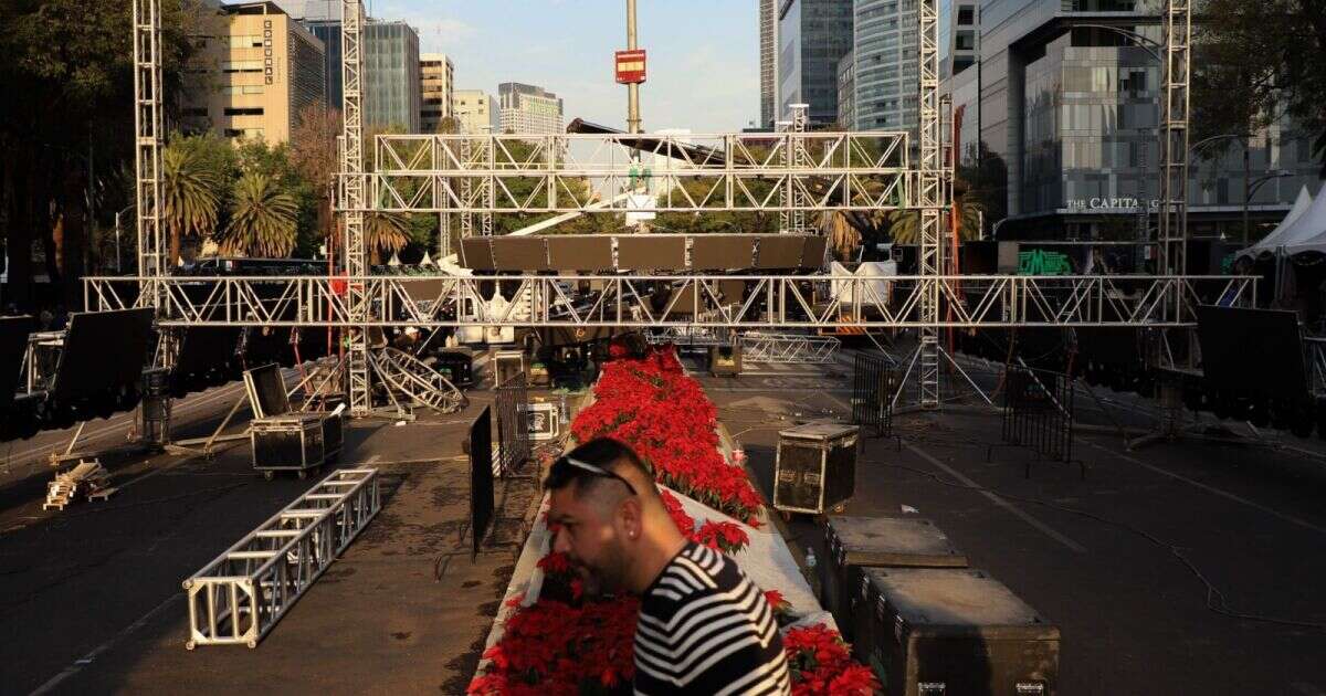 #EnFotos| Así se alista el Ángel de la Independencia para recibir el 2025