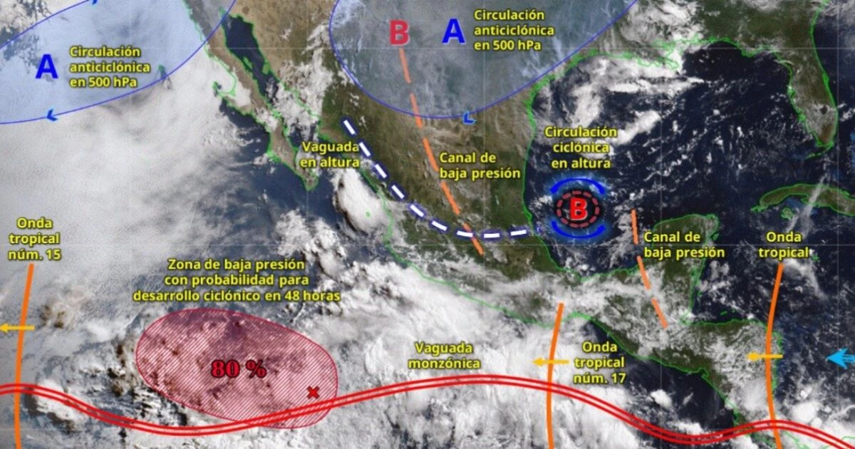 Tsunami pasa justo por debajo de ciclones en el Pacífico, ¿afecta en algo?