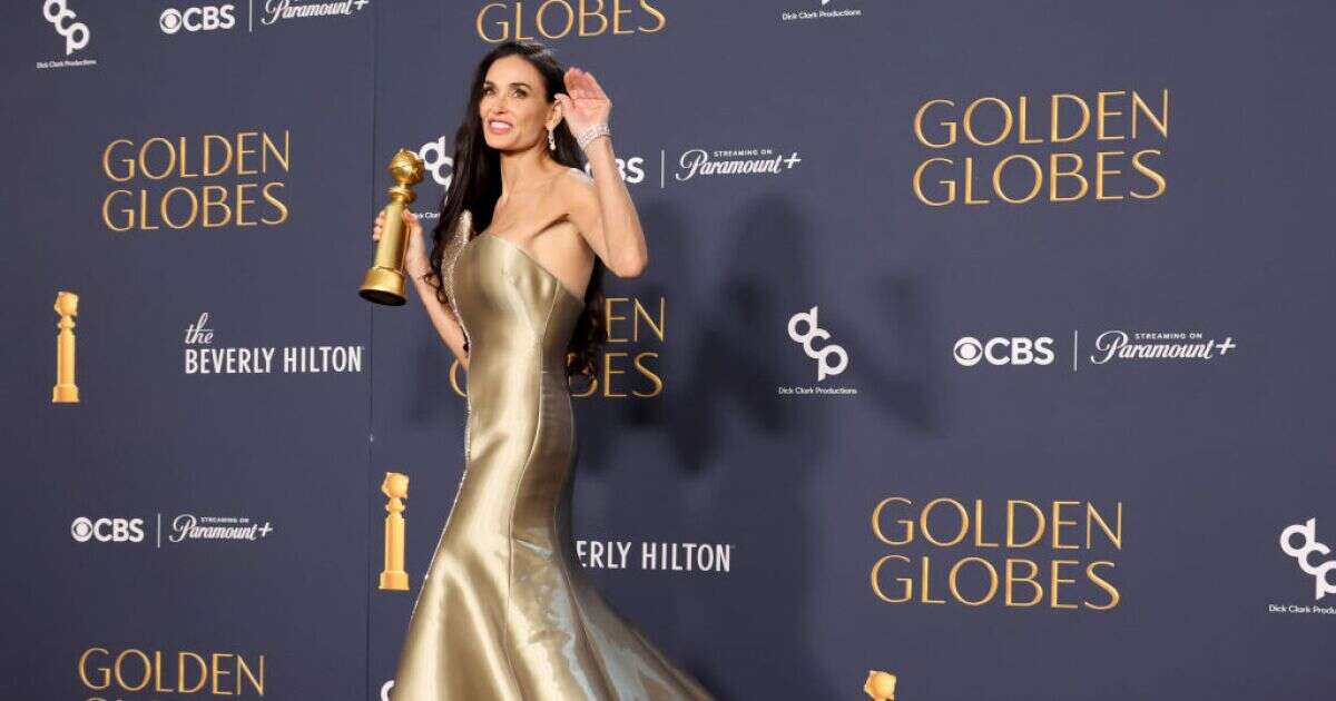 “Estoy en shock”: El emotivo discurso de Demi Moore por su primer Golden Globe