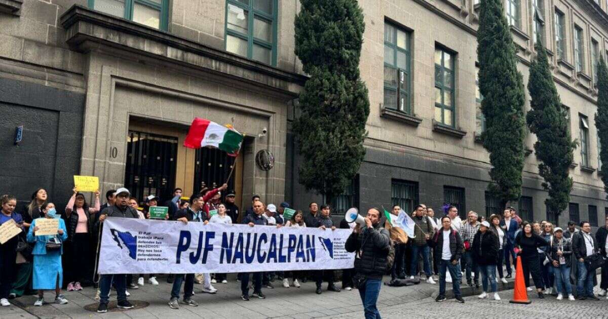 #Crónica | “No somos políticos”, trabajadores del PJF rechazan reforma judicial