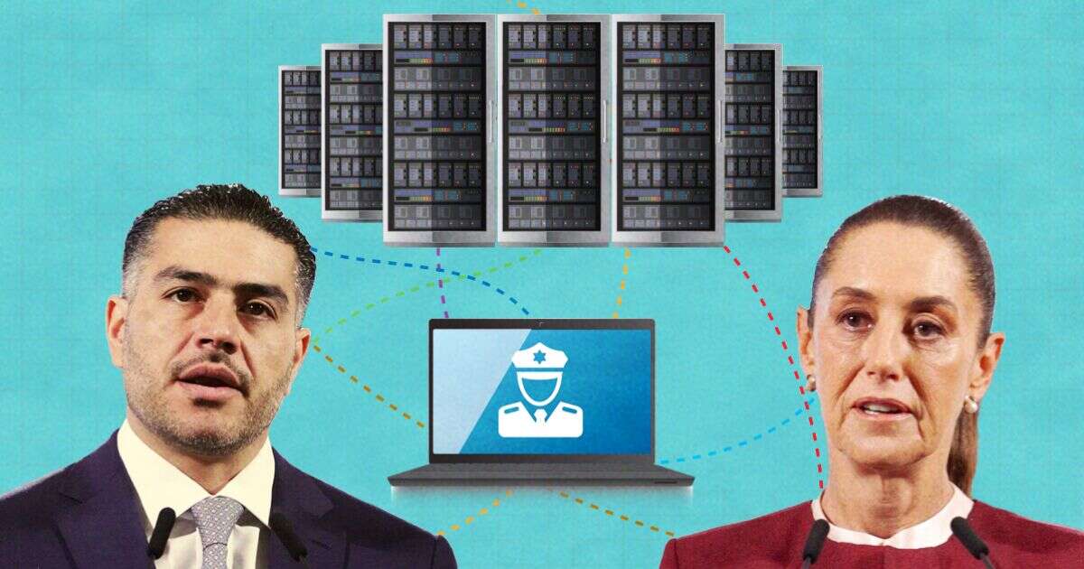 Sheinbaum y Harfuch buscan crear mega base de datos de policías e inteligencia