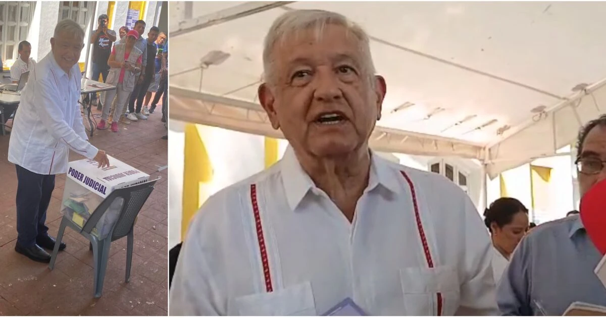 Es una elección histórica, dice AMLO tras emitir su voto en Chiapas