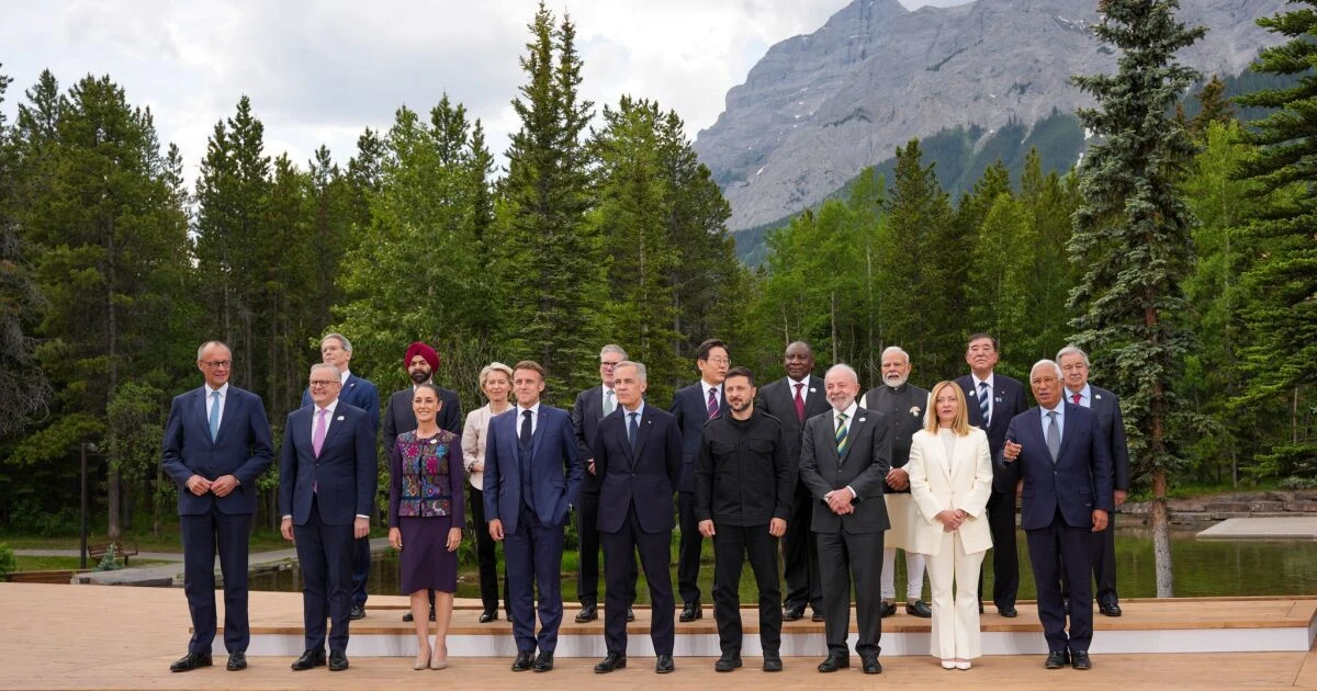 Ante líderes del G7, Sheinbaum propone Cumbre por el Bienestar Económico mundial