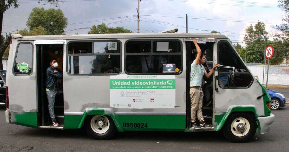 ¿Los microbuses van a desaparecer de la CDMX?