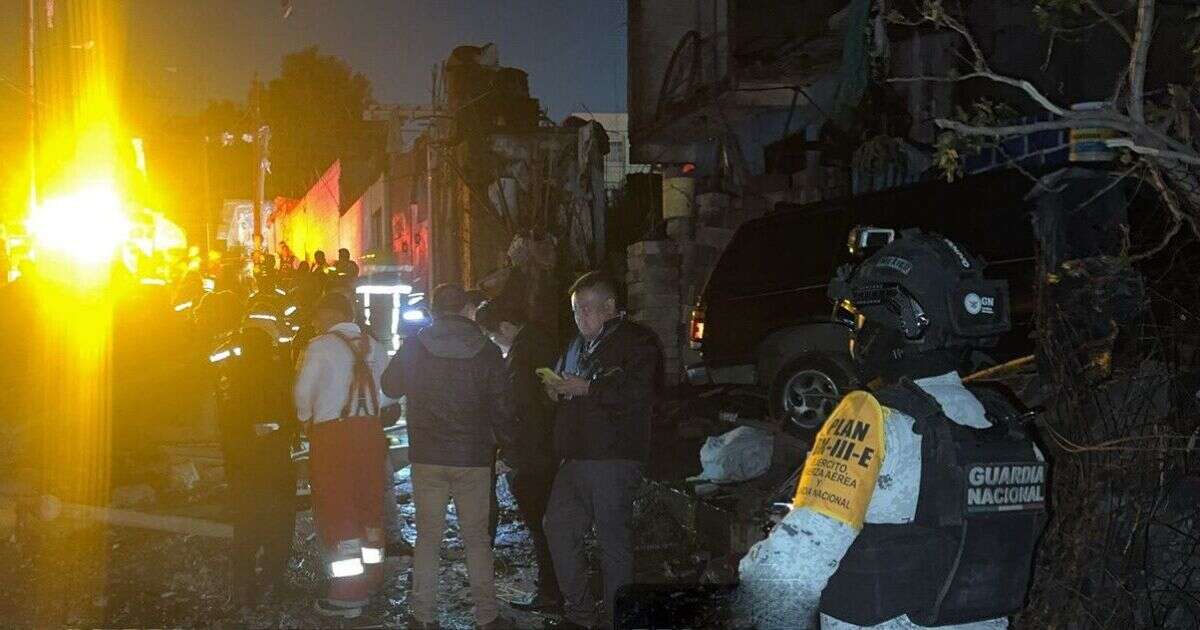 Explosión en domicilio de Chimalhuacán, Edomex, deja seis heridos