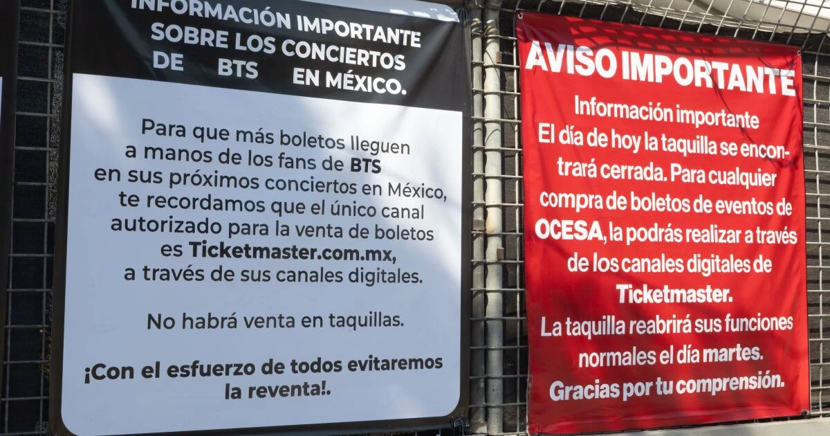 BTS. Boletos que cuestan 