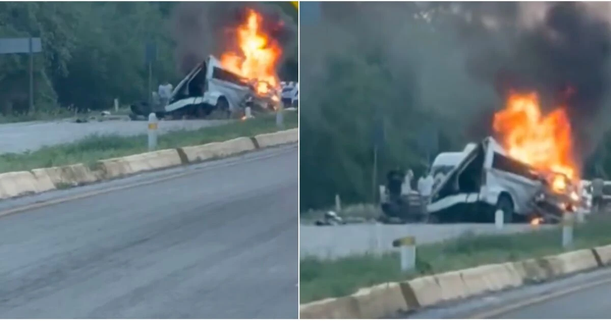 15 personas mueren tras choque en carretera de Yucatán