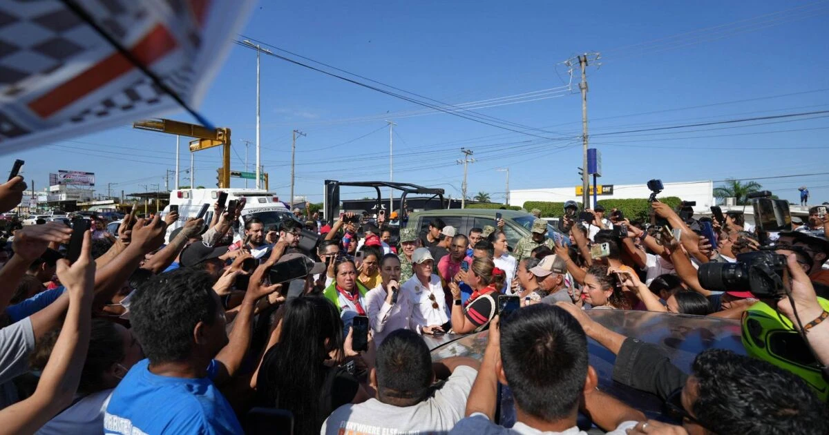 Pobladores de Poza Rica reclaman a Sheinbaum por respuesta ante inundaciones