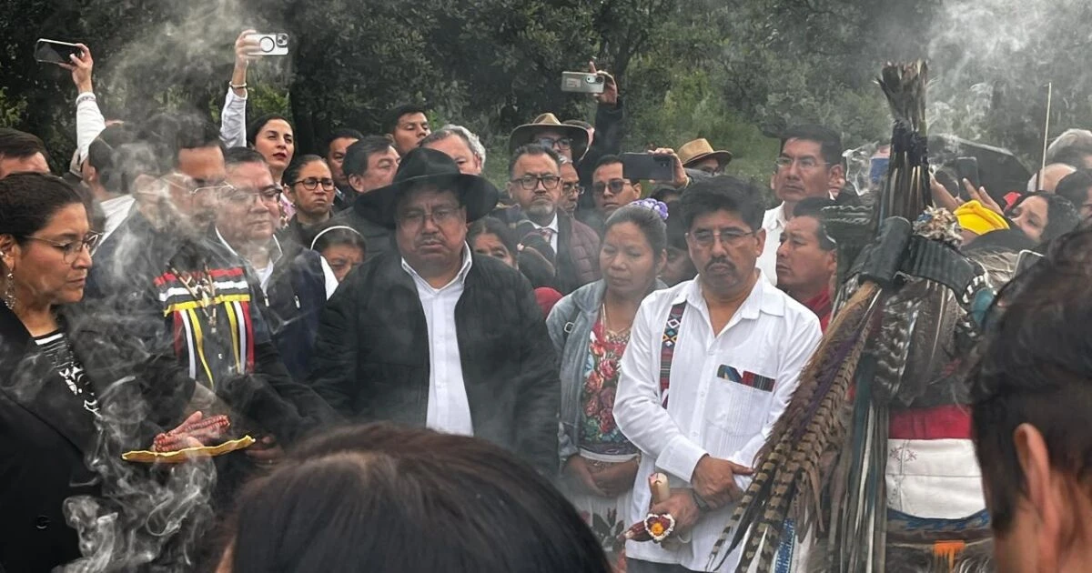 Ministros de la Corte acuden a ceremonia de consagración de bastones de mando