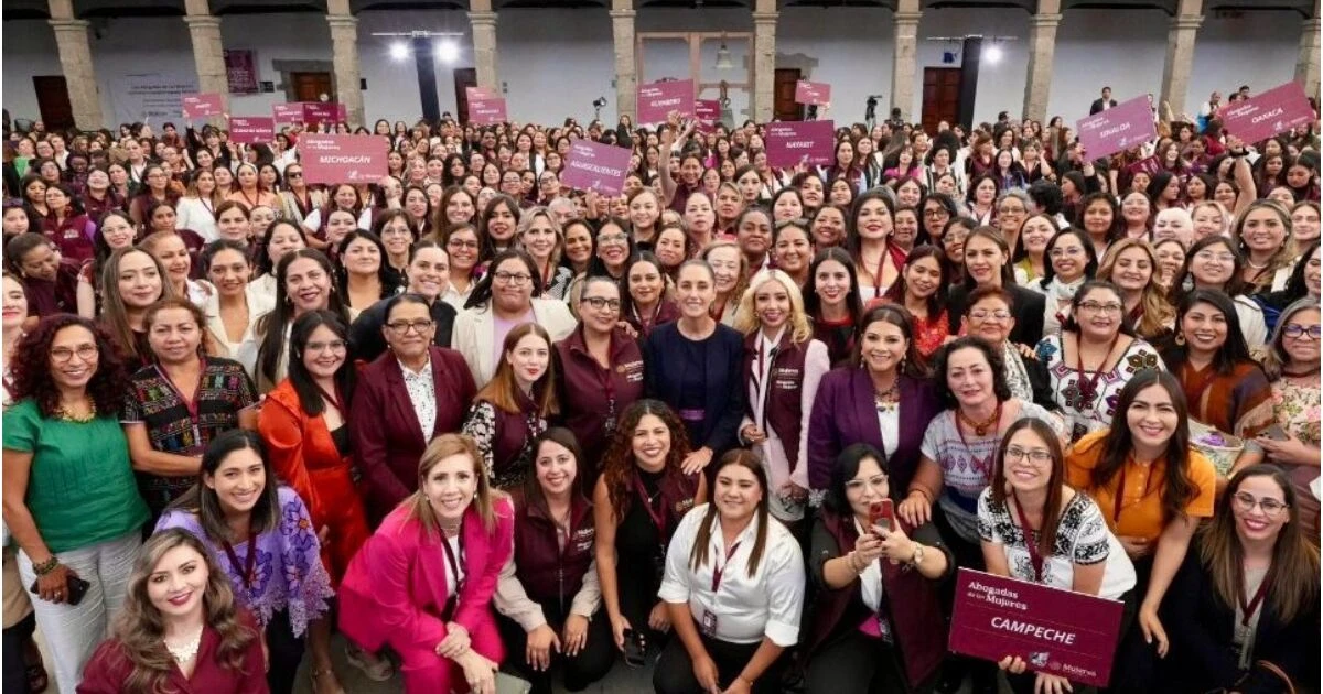 Gobierno de Sheinbaum lanza el programa 'Abogadas de las Mujeres'