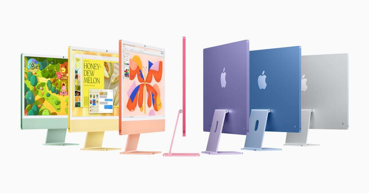 Apple estrena nuevas iMac de colores con chip M4