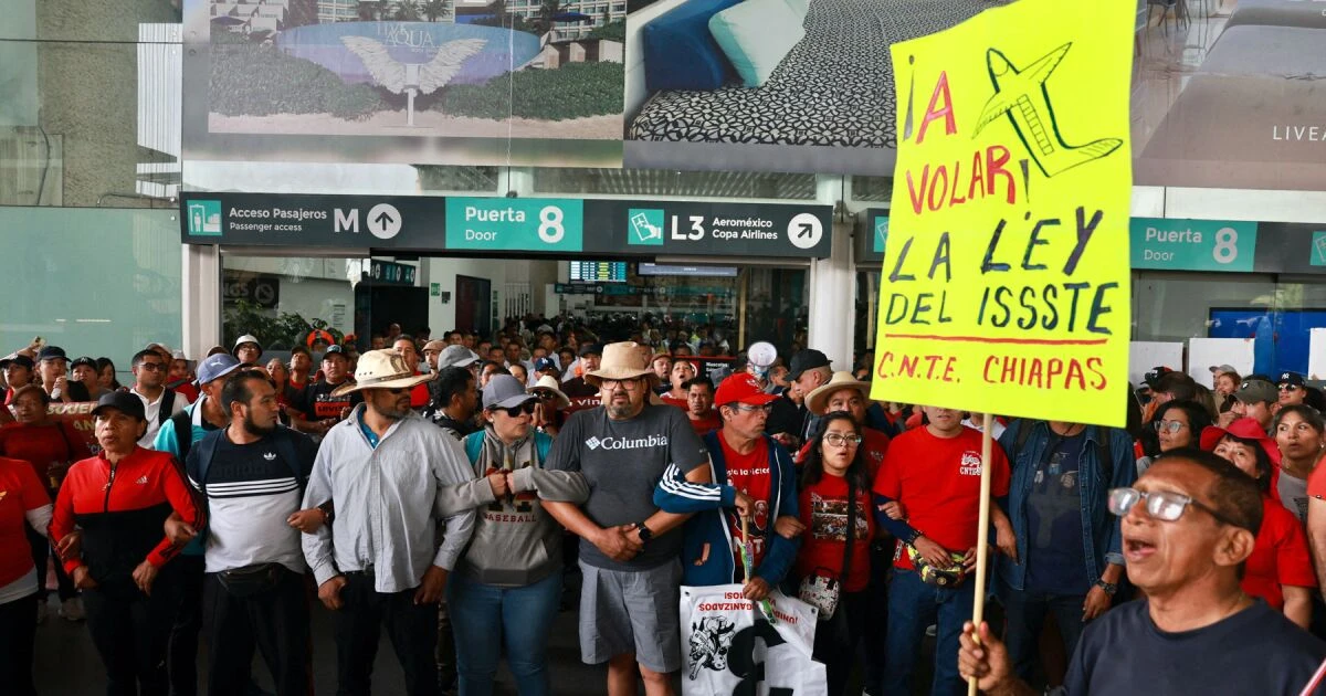 Con violencia y movilización la CNTE abre frente, pero Sheinbaum no cede