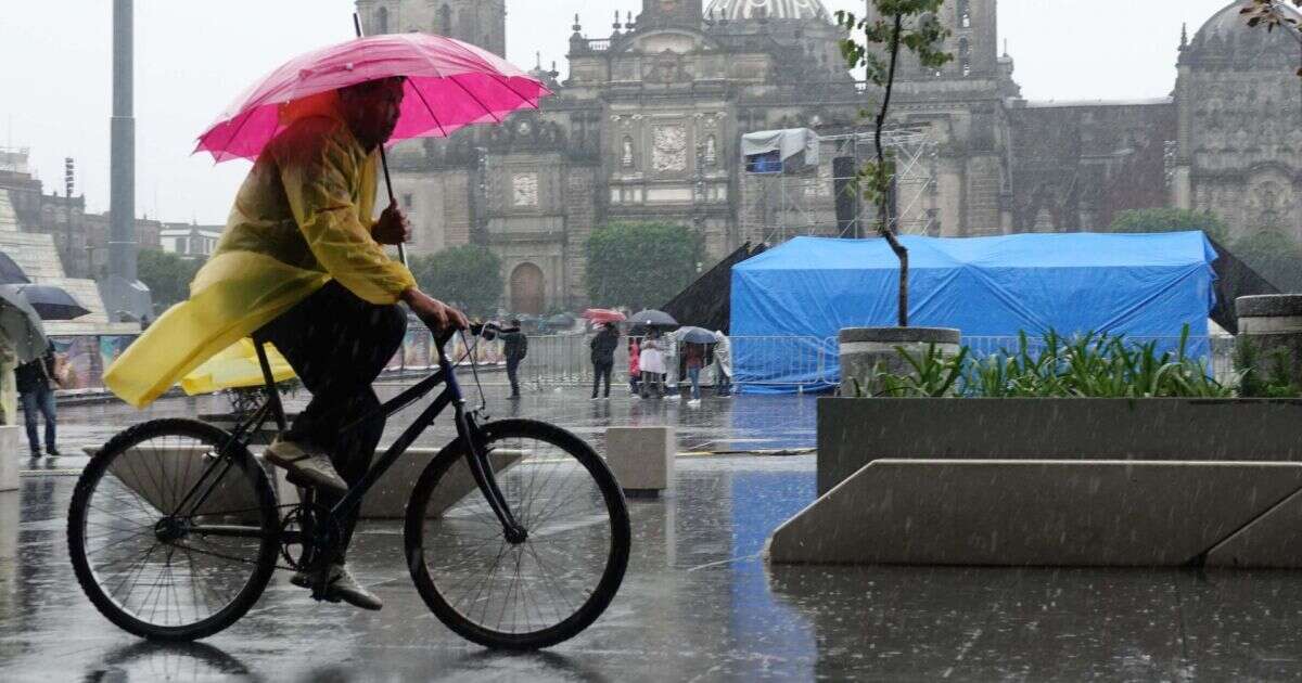 Autoridades activan Alerta Amarilla por lluvias en ocho alcaldías de la CDMX