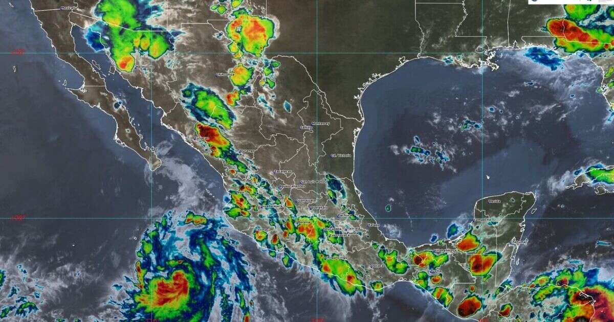 Tormenta Carlotta se forma por depresión tropical Tres-E; esta es la trayectoria