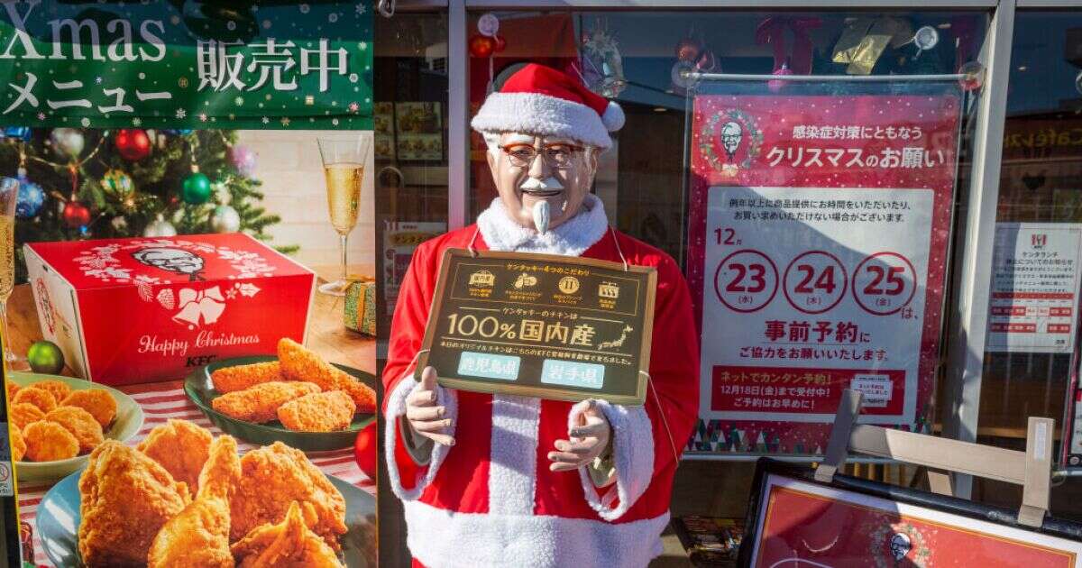 ¿Por qué en Japón cenan pollo frito para celebrar Navidad?