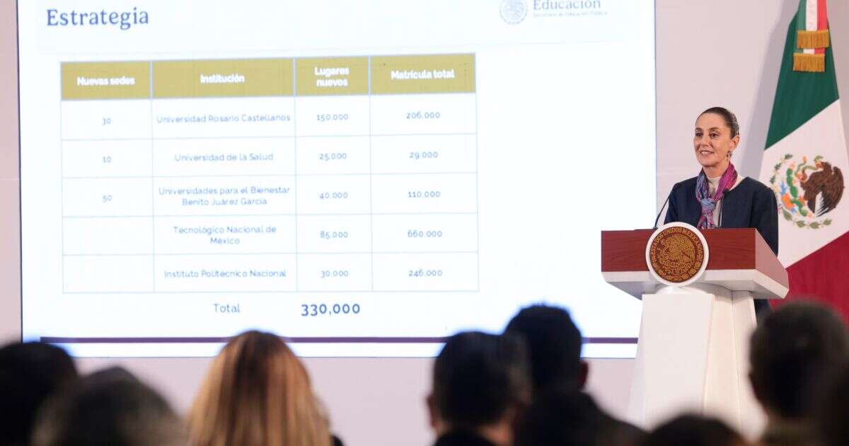 IPN, Tecnológico de México y otras universidades ofrecerán 330,000 lugares más