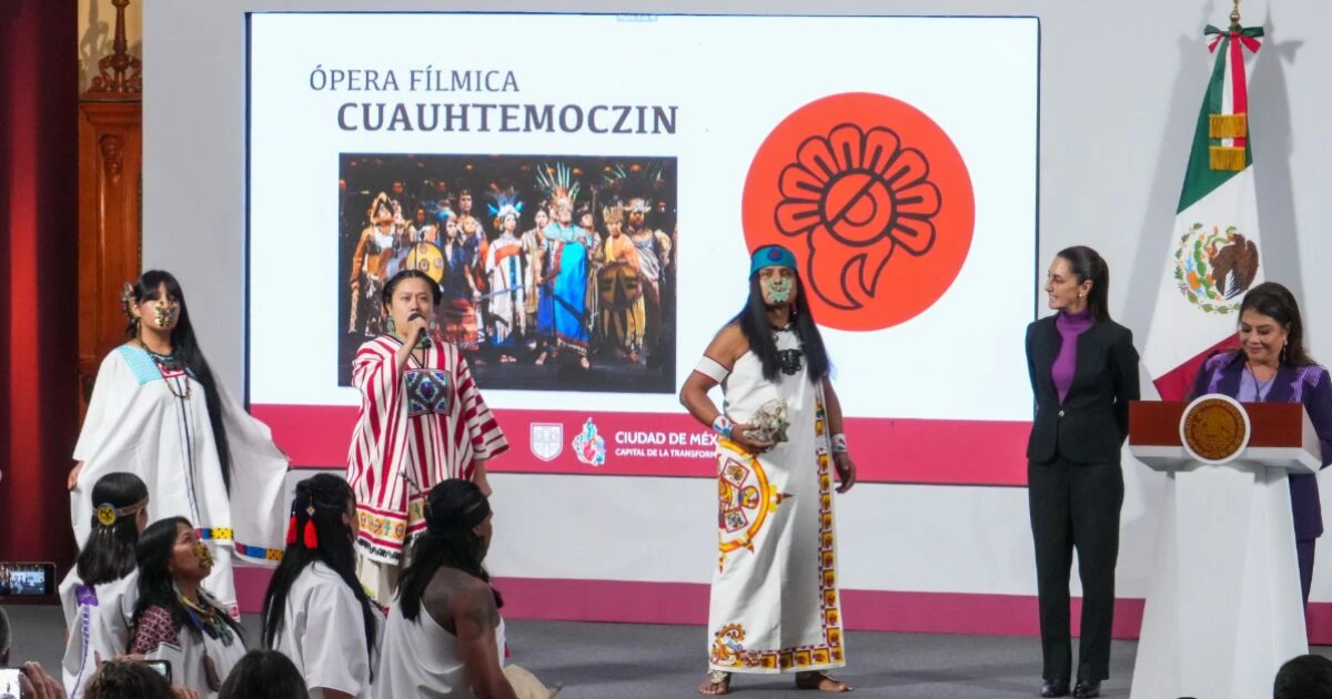 México celebrará con ópera náhuatl los 700 años de Tenochtitlan