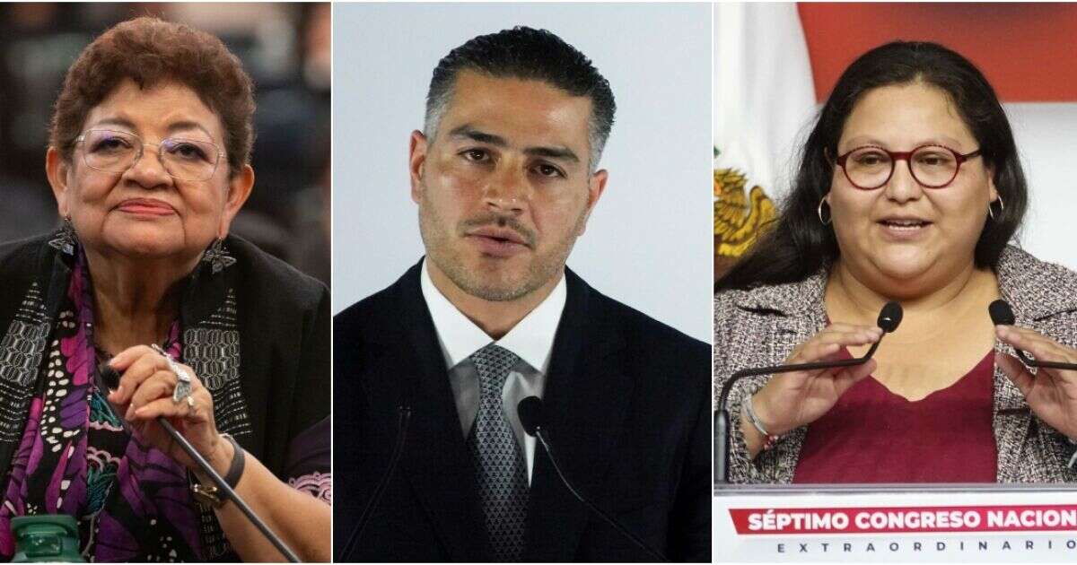 Ernestina Godoy, Omar Harfuch y Citlalli Hernández piden licencia en el Senado