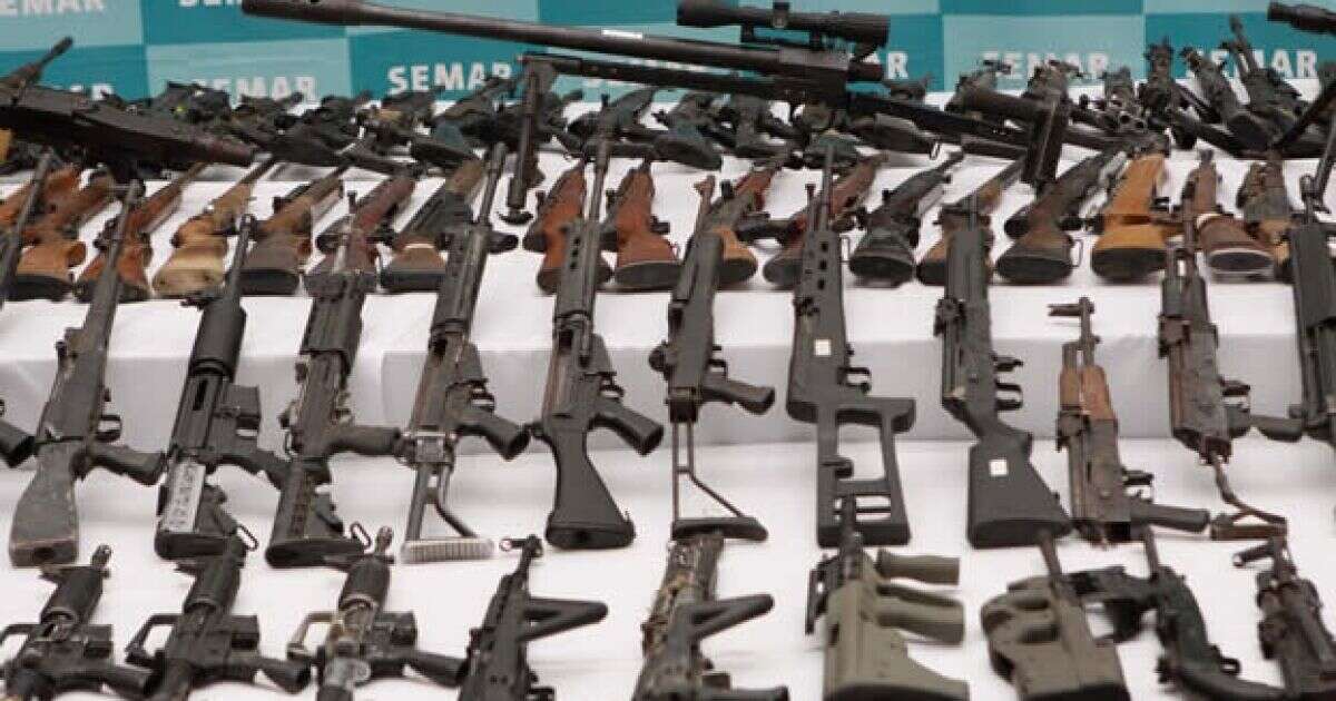 En México circulan 13.3 millones de armas de fuego ilegales: Colmex