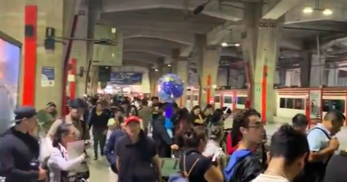 Obras generan retrasos y caos en el Tren Suburbano