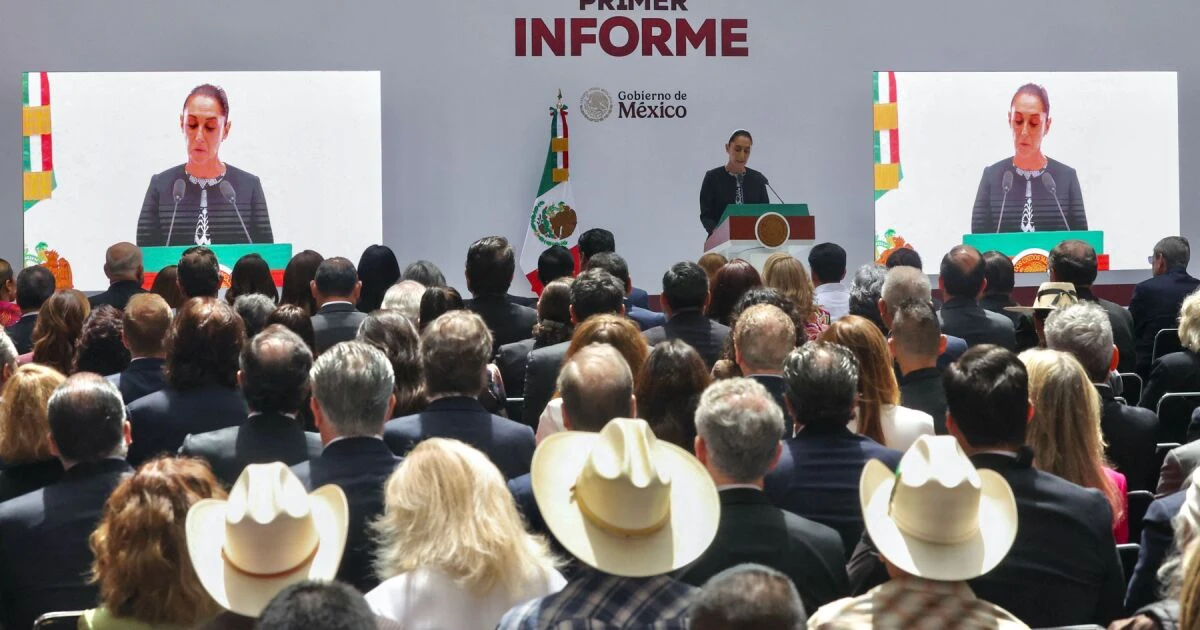Discurso completo del primer informe de gobierno de Sheinbaum en Palacio Nacional