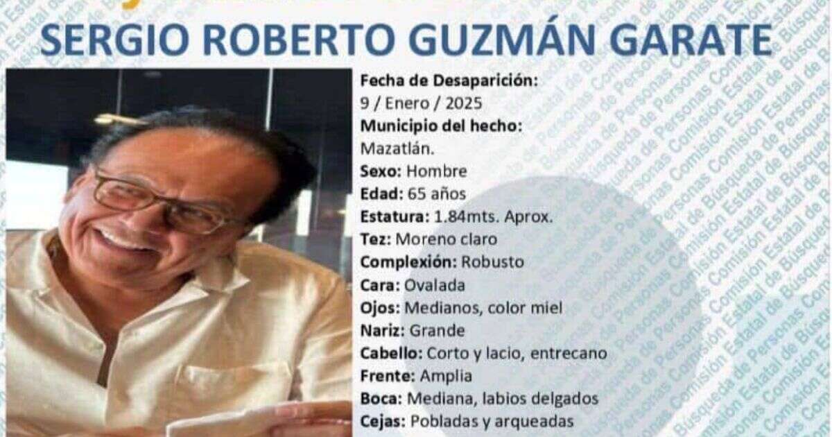 Denuncian secuestro del empresario Sergio Roberto Guzmán en Sinaloa