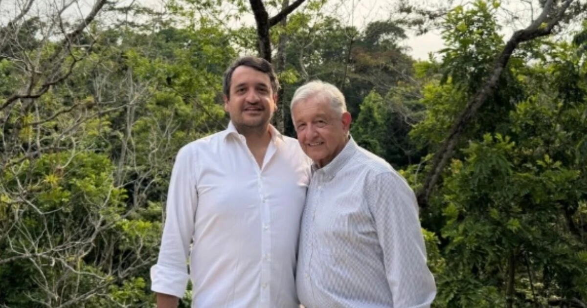 AMLO reaparece en FOTO junto a 'Andy', quien busca diputación