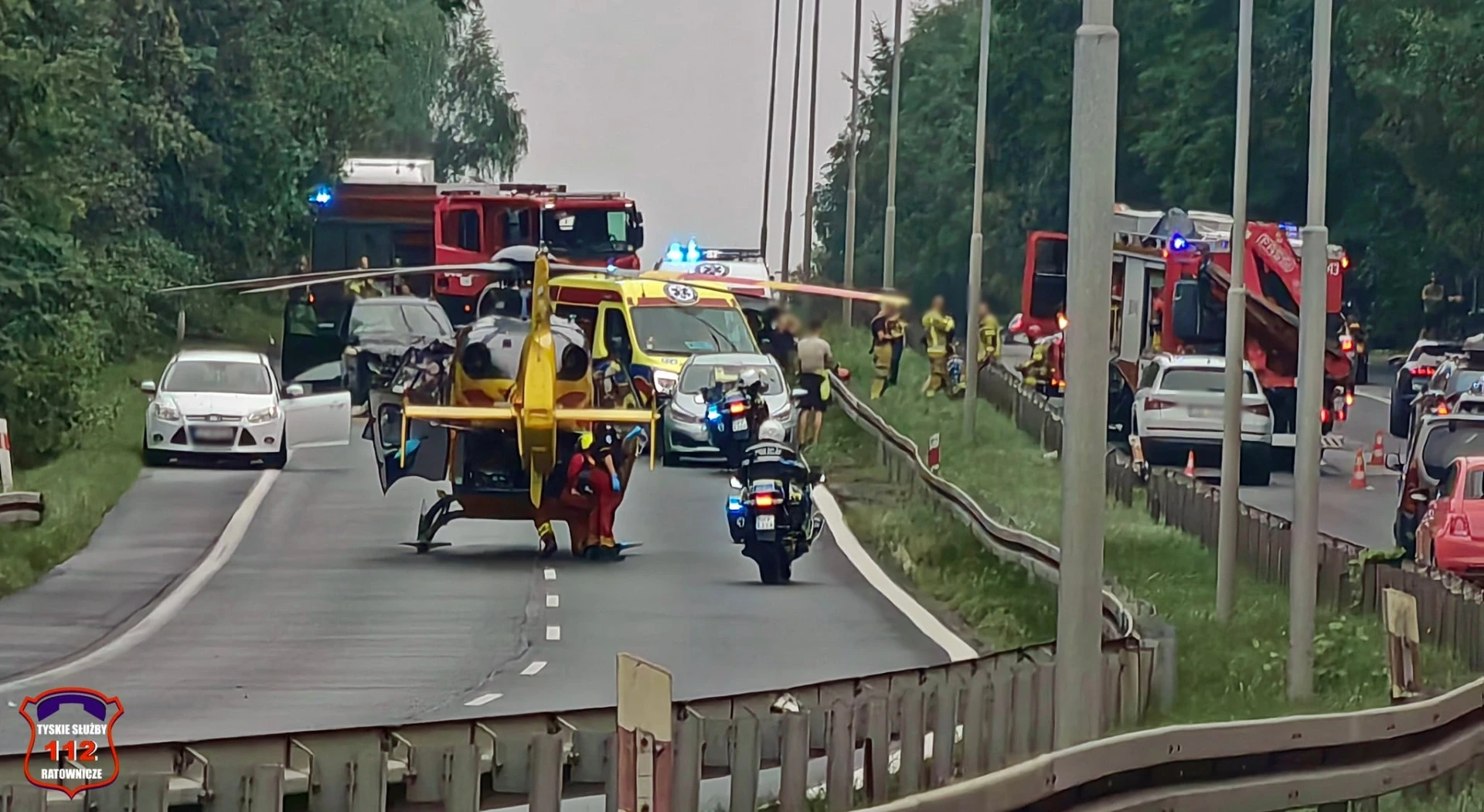 Śmierć ciężarnej Patrycji na DK86 w Katowicach. Policja wszczęła śledztwo [Zdjęcia]