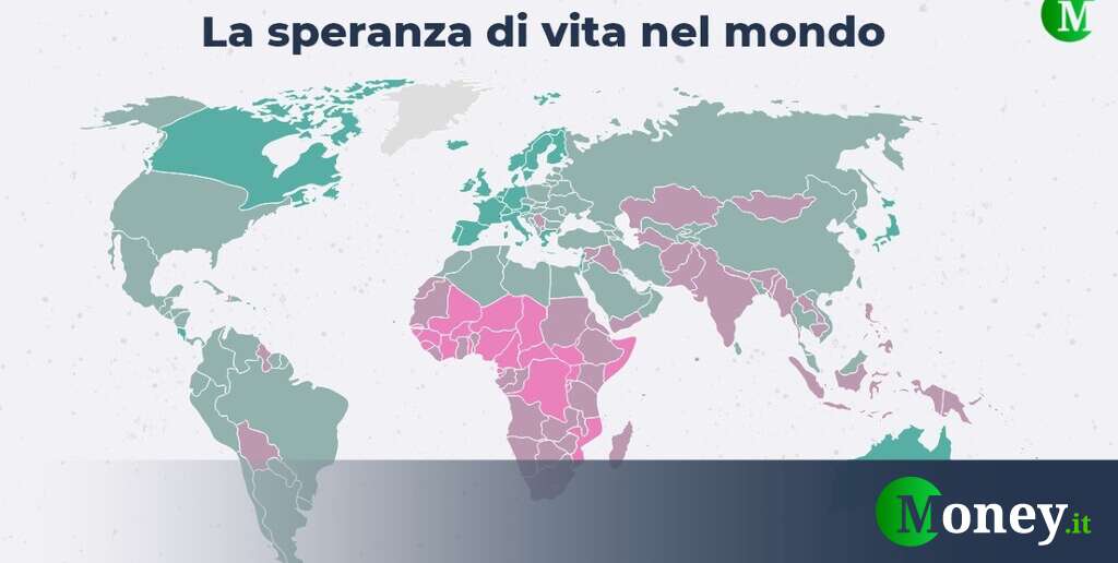 Dove si vive più a lungo nel mondo? La MAPPA della speranza di vita