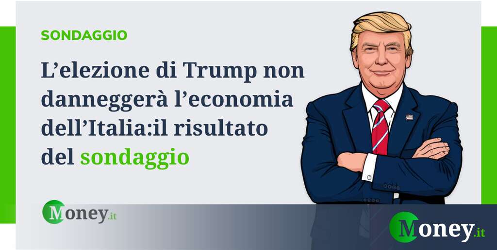 L’elezione di Trump non danneggerà l’economia dell’Italia. Il risultato del sondaggio